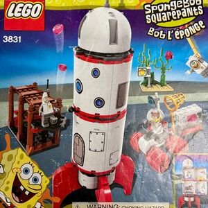 Previously built LEGO SPONGEBOB SQUAREPANTS 'Rocket Ride" 3831